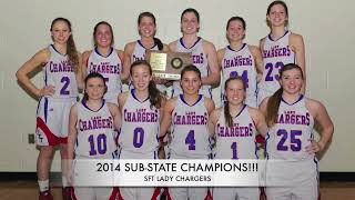 SFT STATE CHAMPS 2014 Lady Chargers BASKETBALL [upl. by Renaldo]