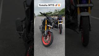 Yamaha MT15 🚀🔥 mt15lover yamaha automobile bikelover shortsfeed youtubeshorts [upl. by Esimehc89]