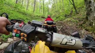 Extreme Devils Creek Ride on Flooded Track [upl. by O'Driscoll964]