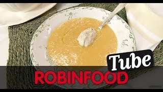 ROBINFOOD  Sopa de calabaza y castañas  Sangría adelgazante [upl. by Eidnahs]