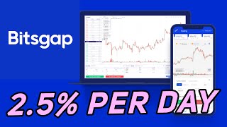 Bitsgap Huge 25 per day Profit Grid Trading Bot [upl. by Lilas]