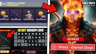 Cod Mobile Mythic Ghost First Look Teaser  CODM Season 7 Leaks codm codmobile [upl. by Nnylatsyrk]