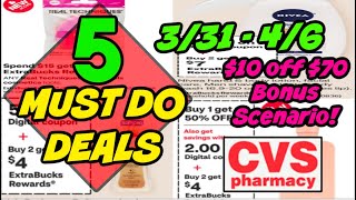 5 MUST DO CVS DEALS 331  46 [upl. by Heywood]