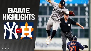 Yankees vs Astros Game Highlights 33124  MLB Highlights [upl. by Elleirbag200]