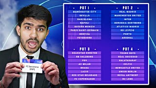 Champions League Group Stage Draw Reaction ft TATTU TACTICIAN [upl. by Nadbus]