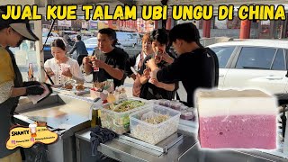 PERTAMA KALI COBA JUAL KUE TALAM UNGU DI CHINA PADUAN WANGI SANTAN  UBI UNGUNYA MANTAP LUDES🥹 [upl. by Key]