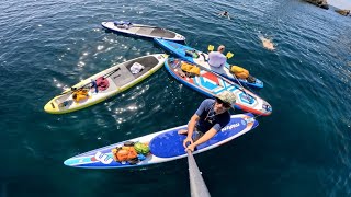 SUP Adventure Utjeha and Old Ulcinj Nature Park Montenegro [upl. by Heeley]