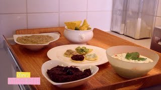 Dips en Folie Tapenade Tzatziki Caviar dAubergine Guacamole  Claras Kitchenette  Episode 12 [upl. by Still]