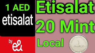 How to Get Etisalat daily local call package [upl. by Koorb]