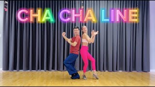 Cha Cha Line Dance  Choreography For Beginners [upl. by Gascony197]