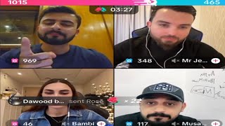 Haider Shah VS MrJerry Tiktok Live Match💸😂 Rajjab Butt Family Support rajabbutt94 [upl. by Ailemaj]