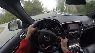 4K POV Test Drive 2018 Jeep Grand Cherokee Overland Binaural [upl. by Tucker]