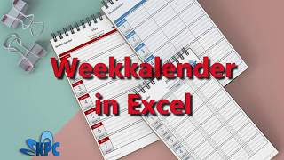 Weekkalender in Excel [upl. by Sorensen395]