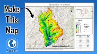 Making a Map using ArcGIS Pro [upl. by Polard]