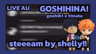 steeeam  goshihina  haikyuu texts [upl. by Setsero]