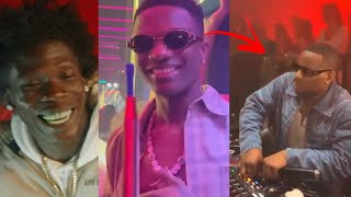 Wizkid Leak New Song with Seyi Vibez Apala Disco Remix as he Party in London at Dj Tunez show [upl. by Aran]