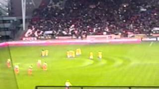 FC Utrecht  Vitesse 22 02052012  Opkomst vanuit Uitvak [upl. by Selrac]