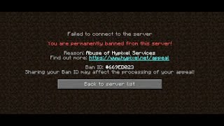 I got permanently banned on Hypixel [upl. by Ellehsim]