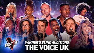 Blind Auditions of every WINNER of The Voice UK 🇬🇧 🏆 [upl. by Yesdnil]