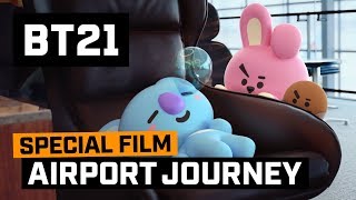 BT21 BT21s Airport Journey  KOYA [upl. by Baecher838]