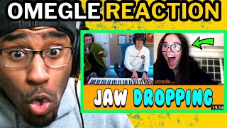 Pianist and Rapper AMAZE Strangers on Omegle REACTION [upl. by Caasi432]