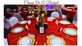 Classy On A Budget Family Reunion Events Setups [upl. by Nallak]