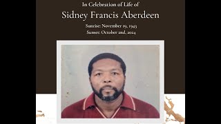 The Home Viewing Service of the late Sidney Francis Aberdeen [upl. by Nayhr]