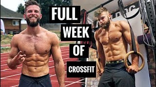 A FULL WEEK of CROSSFIT® TRAINING Aim Regionals 2019 [upl. by Anabella100]