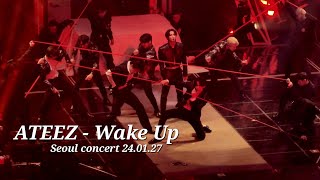 4K ATEEZ  Wake Up  에이티즈  최면 Wake Up  Seoul Concert 240127 [upl. by Svirad]