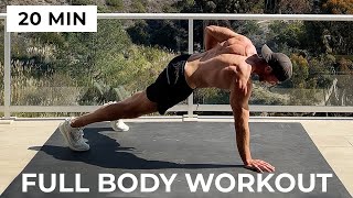 20 Minute Full Body Workout No Equipment [upl. by Namie]