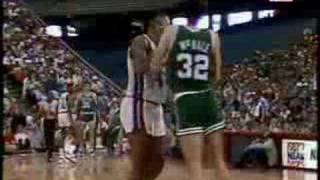 Legendary Celtics Johnny Most blasting the Detroit Pistons [upl. by Mlawsky877]