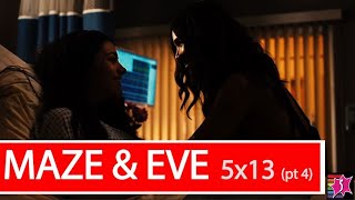 Maze and Eve scenes 5x13 part 4 of 4  Lucifer  LesleyAnn Brandt Inbar Lavi [upl. by Nomahs]