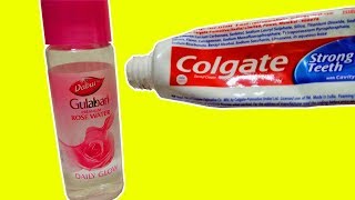 Rosewater amp Toothpaste That Will Change Your Life  Easy Skin Care Beauty Hacks  Face Beauty Tips [upl. by Autry]