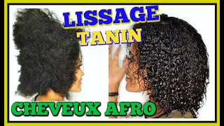 ➳ LISSAGE TANIN cheveux AFRO CRÉPU 🌿Quel RÉSULTAT peuton OBTENIR❓TANINO THERAPY➕AvantAprès [upl. by Adnaugal]