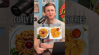 CURLY FRIES Or WAFFLE FRIES And More Which Tastes Better shorts fries food coke soda taste [upl. by Merilyn]