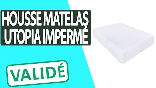 Avis Housse de Matelas Utopia Imperméable avec Fermeture Éclair [upl. by Carmelle447]