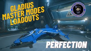 Gladius Ship Showcase and Loadouts  Love My Gladdy  Master Modes  Star Citizen 3231a [upl. by Keraj529]