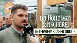 Interview mit Dominic Waldner von Blaser Group  Hohe Jagd amp Fischerei 2024 [upl. by Reace187]