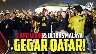 Ultras Malaya on tour di bumi Qatar Ayuh Malaysia 🇲🇾 [upl. by Ecinom433]