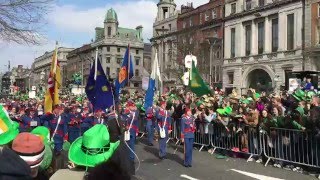 The Artane Band at St Patricks Day Parade in Dublin 17032016 [upl. by Atirrehs107]