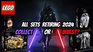 All LEGO Star Wars Sets Retiring 2024  Best Investing Tips [upl. by Schnell]