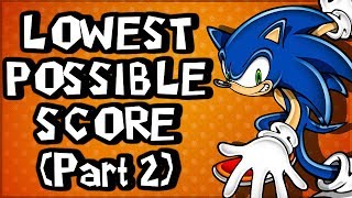 What is the Lowest Possible Score in Sonic Adventure 2 Sonic Levels  Part 2 [upl. by Fabio]