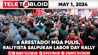 TELETABLOID w Marc Logan  6 arestado Mga pulis raliyista salpukan Labor Day rally  050124 [upl. by Enawyd71]