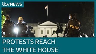 Protesters besiege White House as chaos sweeps Washington  ITV News [upl. by Jerri439]