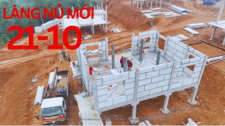 Tin nóng LÀNG NỦ MỚI SÁNG SỚM 2110 Đã Có Tường Vách Nhà Rồi Vui Quá Nhanh Quá  Bà Bán Phở [upl. by Bernadene]