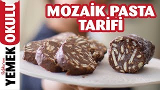 1 Dakikada Mozaik Pasta Tarifi [upl. by Nalro]