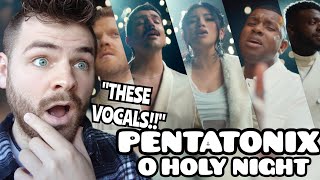 First Time Hearing PENTATONIX quotO Holy Nightquot  Official Video  REACTION [upl. by Naimerej856]