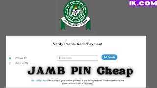 How To Buy JAMB ePIN Cheap 2024 Step By Step Guide For JAMB Registration [upl. by Jerz]