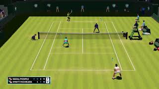 2024 WIMBLEDON CHAPIONSHIP MENS DOUBLES 2 ROUND TEAM 1 RAFAEL VS AUSTIN [upl. by Uol]