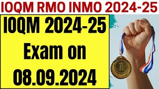 IOQM 202425 Exam Date Announced  Indian Olympiad Qualifier in Mathematics  IOQM 2024 [upl. by Neural]